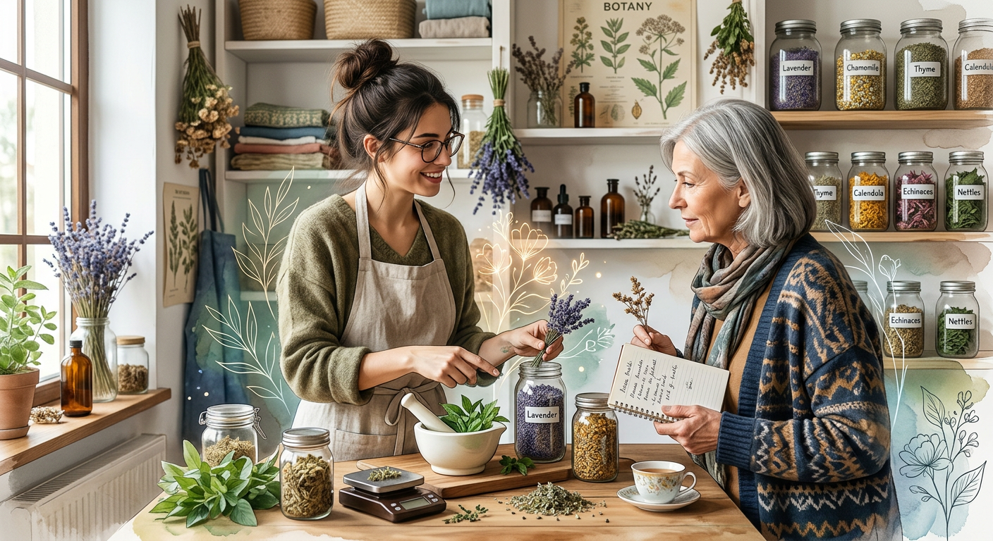 Fitoterapia, plantas medicinales y herboristería