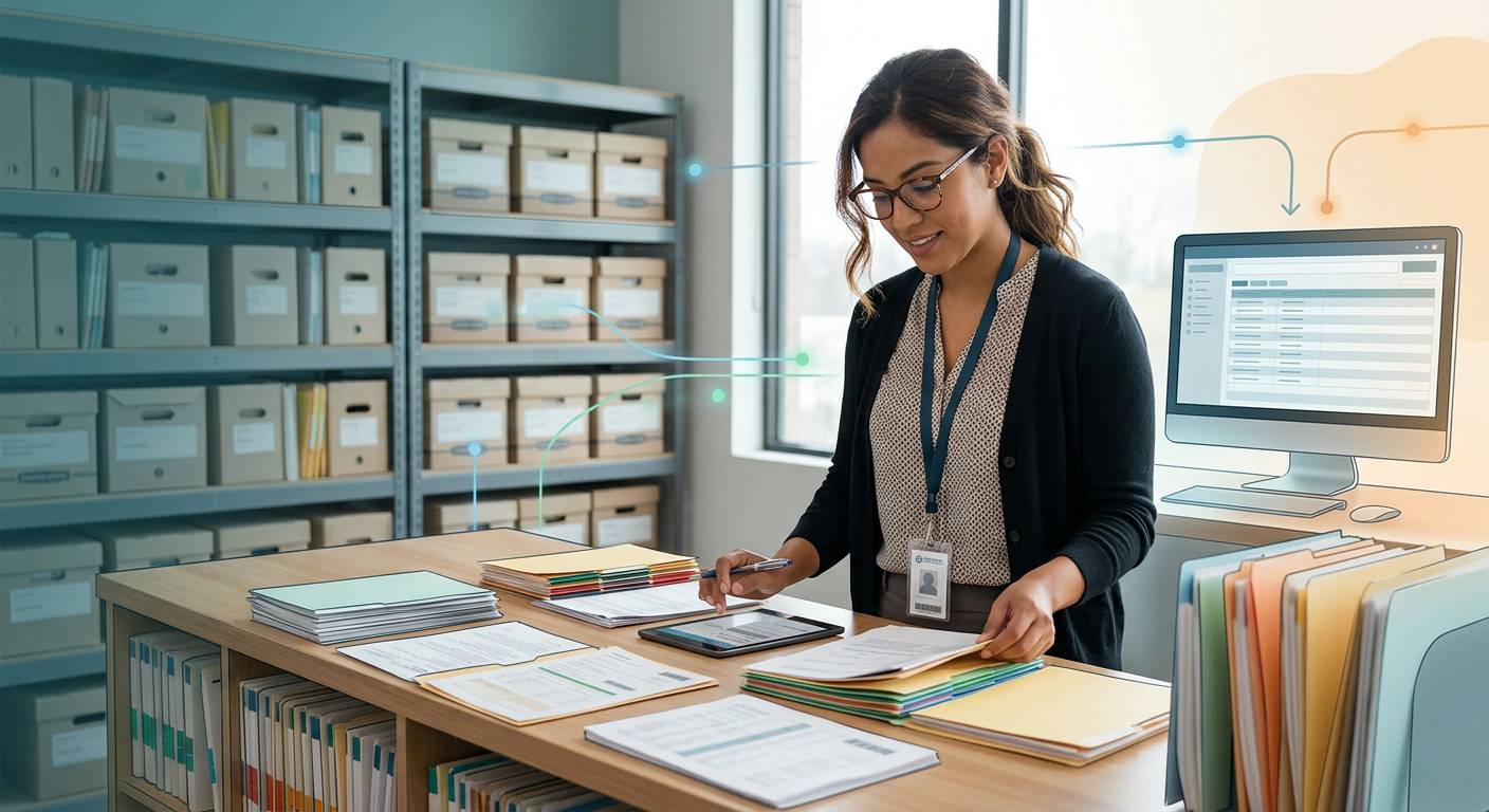 Archivos clínicos: estudios y organización